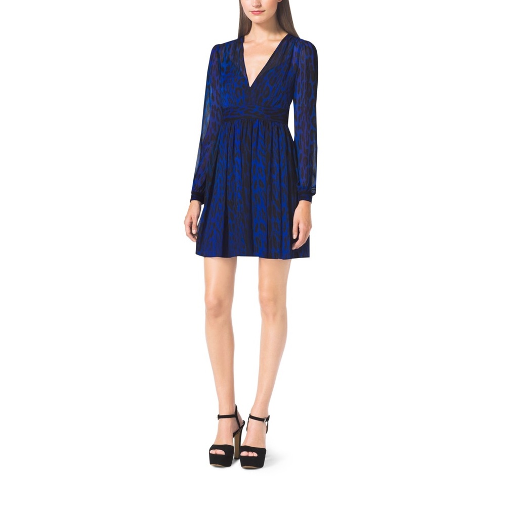 Michael Kors | Animal Print Cocktail Party Dress